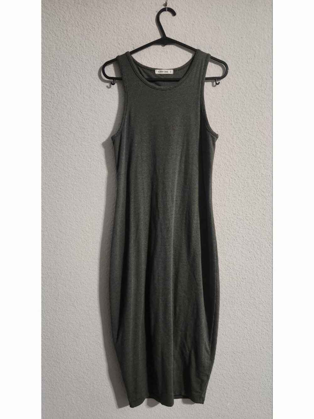 Marine Layer Tank Dress Women’s Small Olive Green bodycon knee length